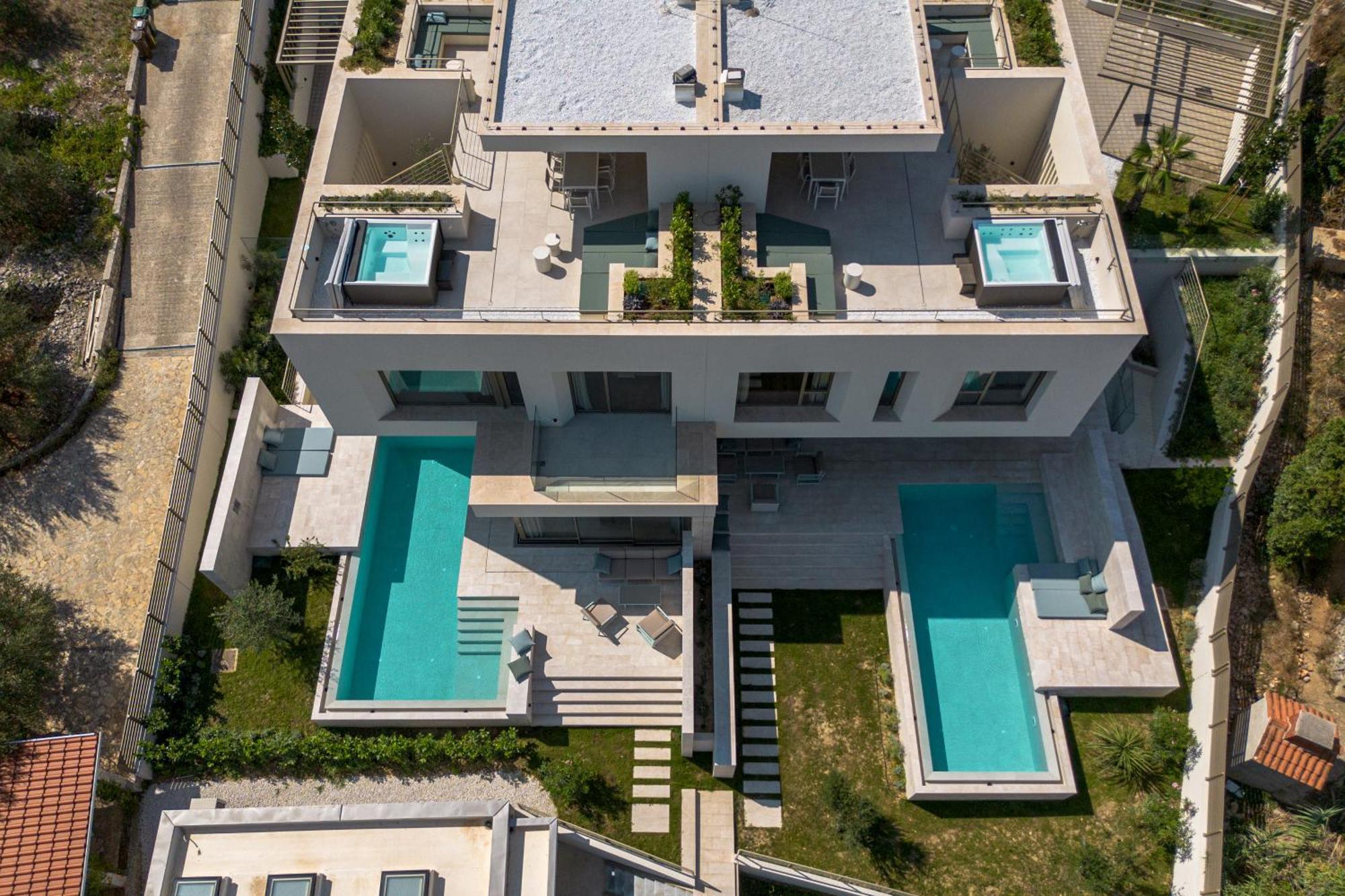 Acadia Beach Villas & Apartments Slatine Bagian luar foto
